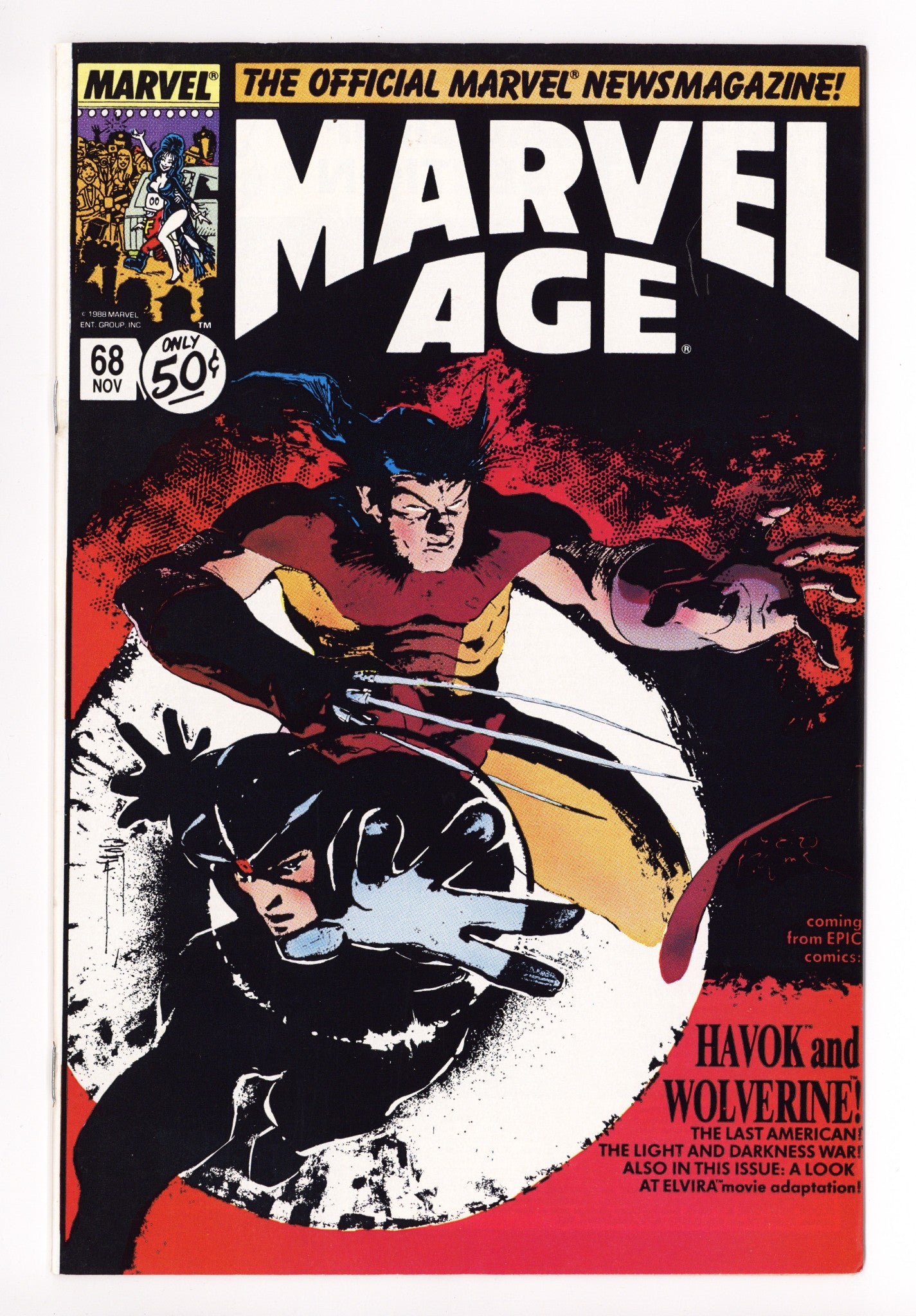 Marvel Age 68 Mid Grade (1988) 
