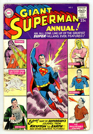Superman Annual Vol 1 2 VG- (3.5) (1960) 