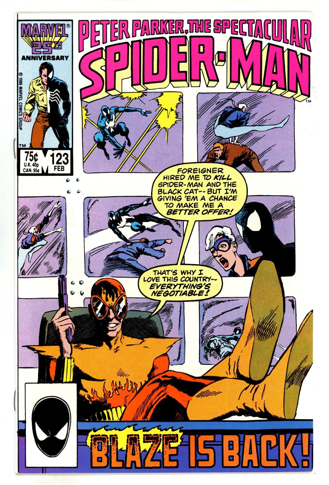 The Spectacular Spider-Man Vol 1 123 High Grade (1987) 