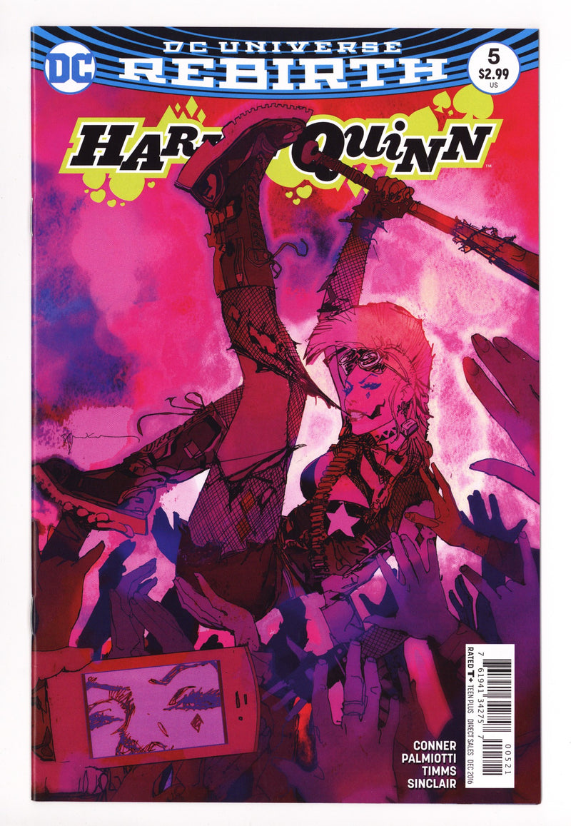 Harley Quinn Vol 3 5 High Grade (2016) Sienkiewicz Variant 