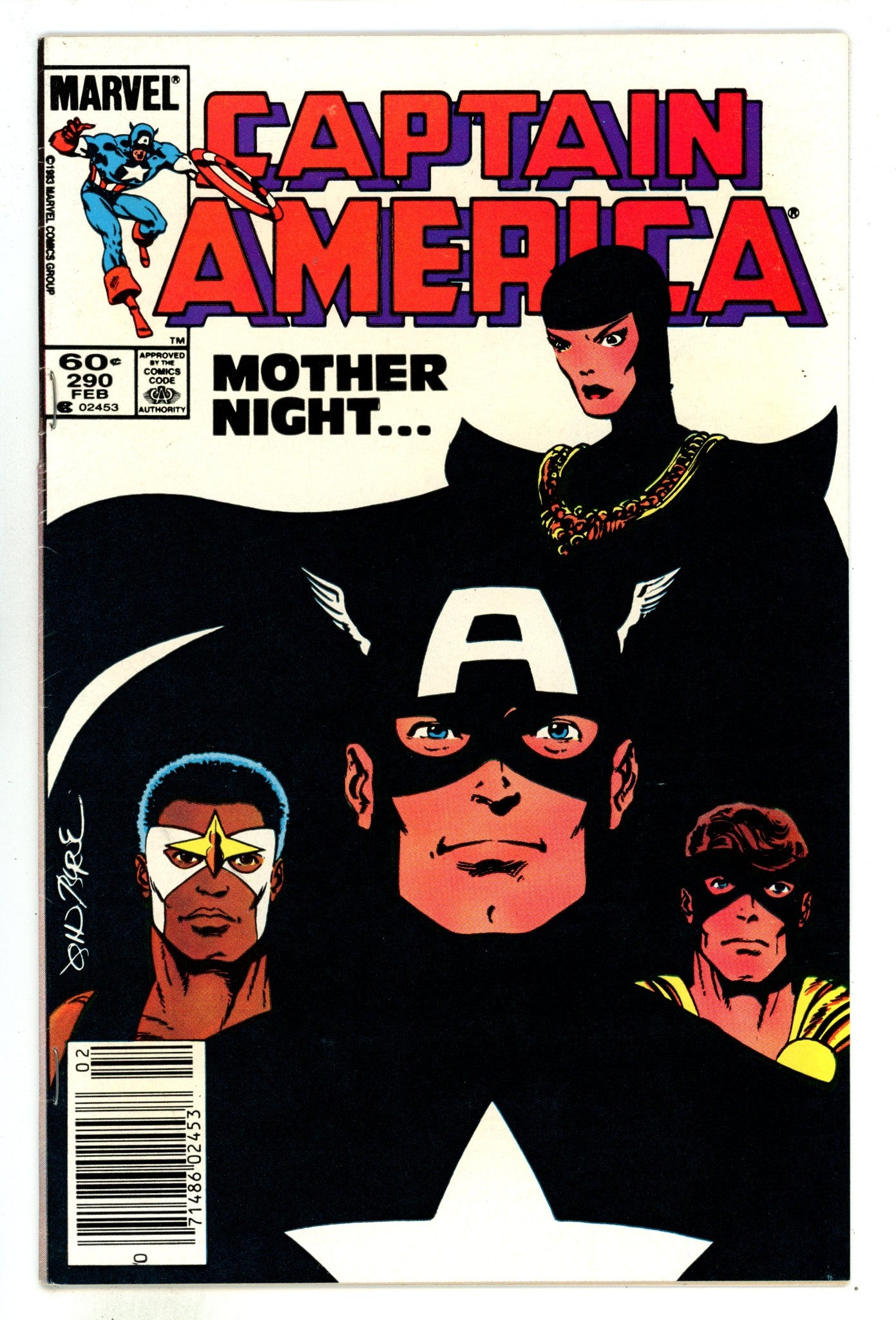 Captain America Vol 1 290 FN (6.0) (1984) Newsstand 