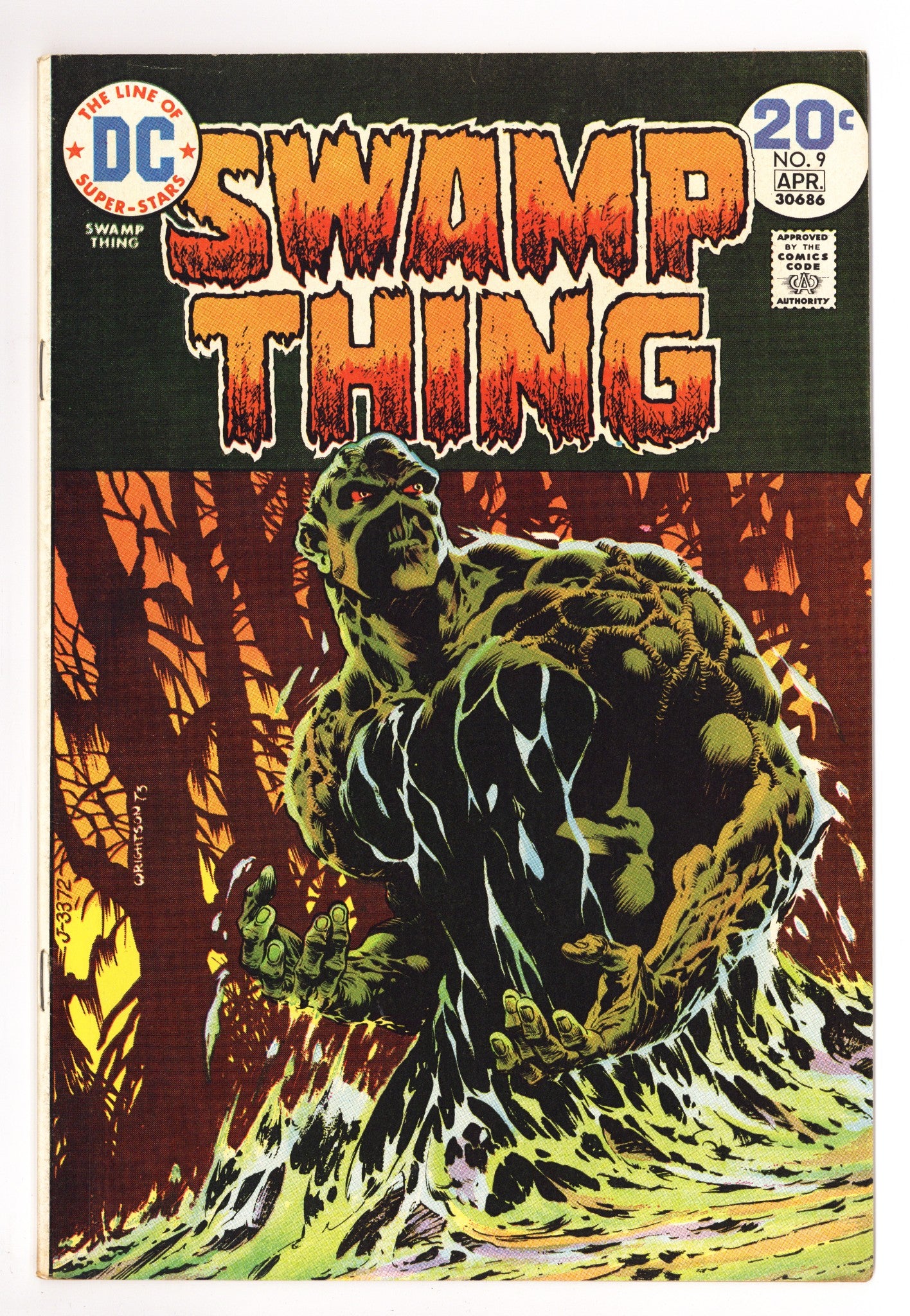 Swamp Thing Vol 1 9 FN+ (6.5) (1974) 