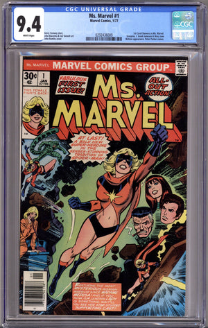 Ms. Marvel Vol 1 1 CGC 9.4 (NM) (1977)