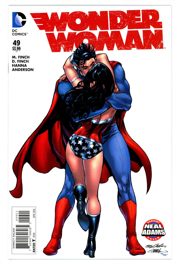 Wonder Woman Vol 4 49 NM- (9.2) (2016) Adams Variant