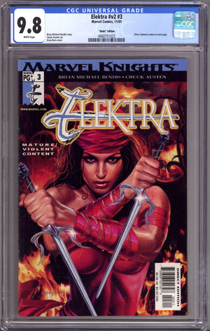 Elektra Vol 2 3 CGC 9.8 (NM/M) Recalled (2001)