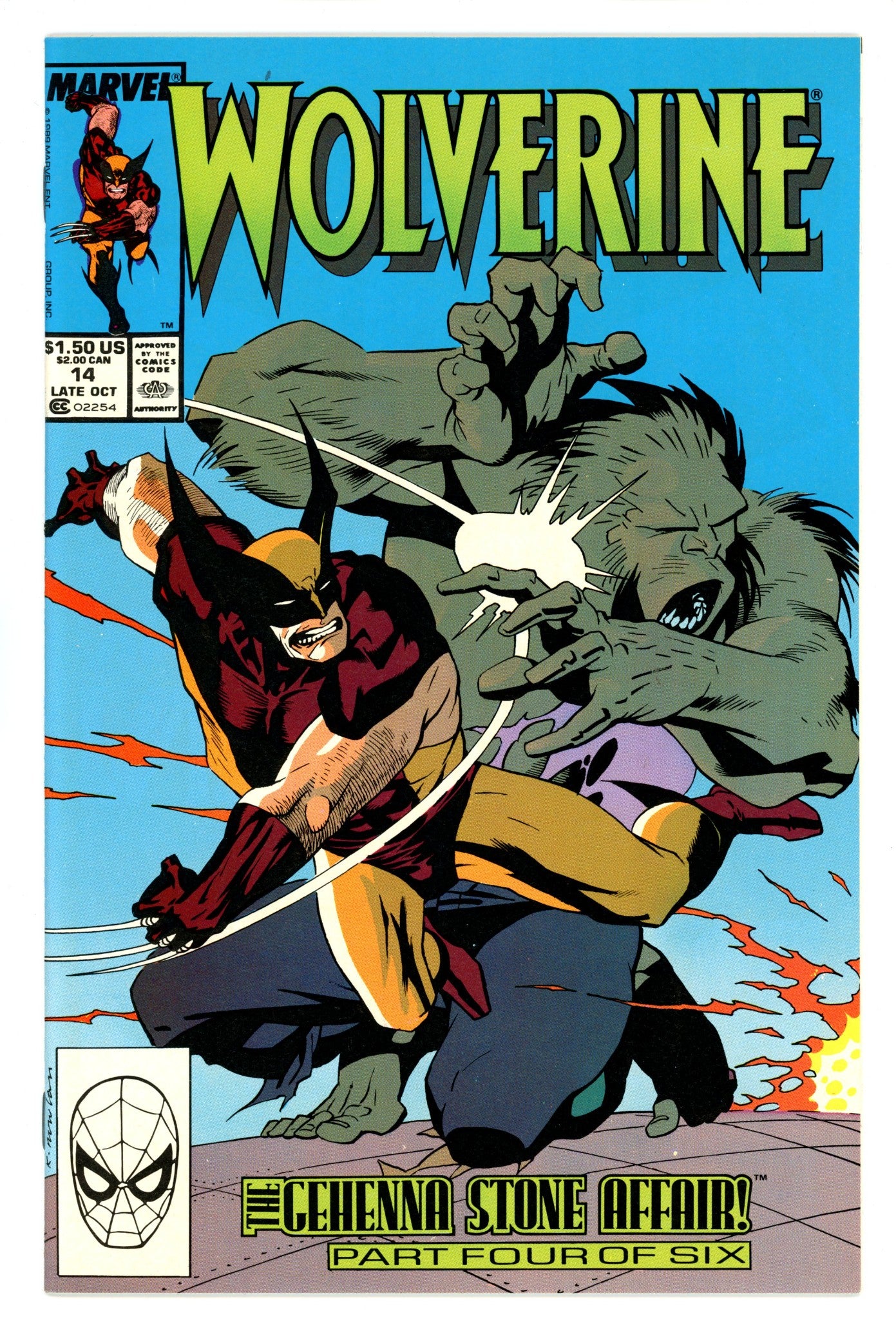 Wolverine Vol 2 14 High Grade (1989) 