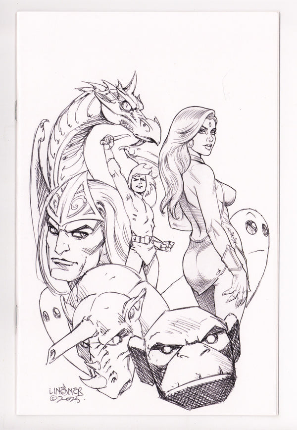 Herculoids 8 Linsner B&W Virgin Incentive (2025)