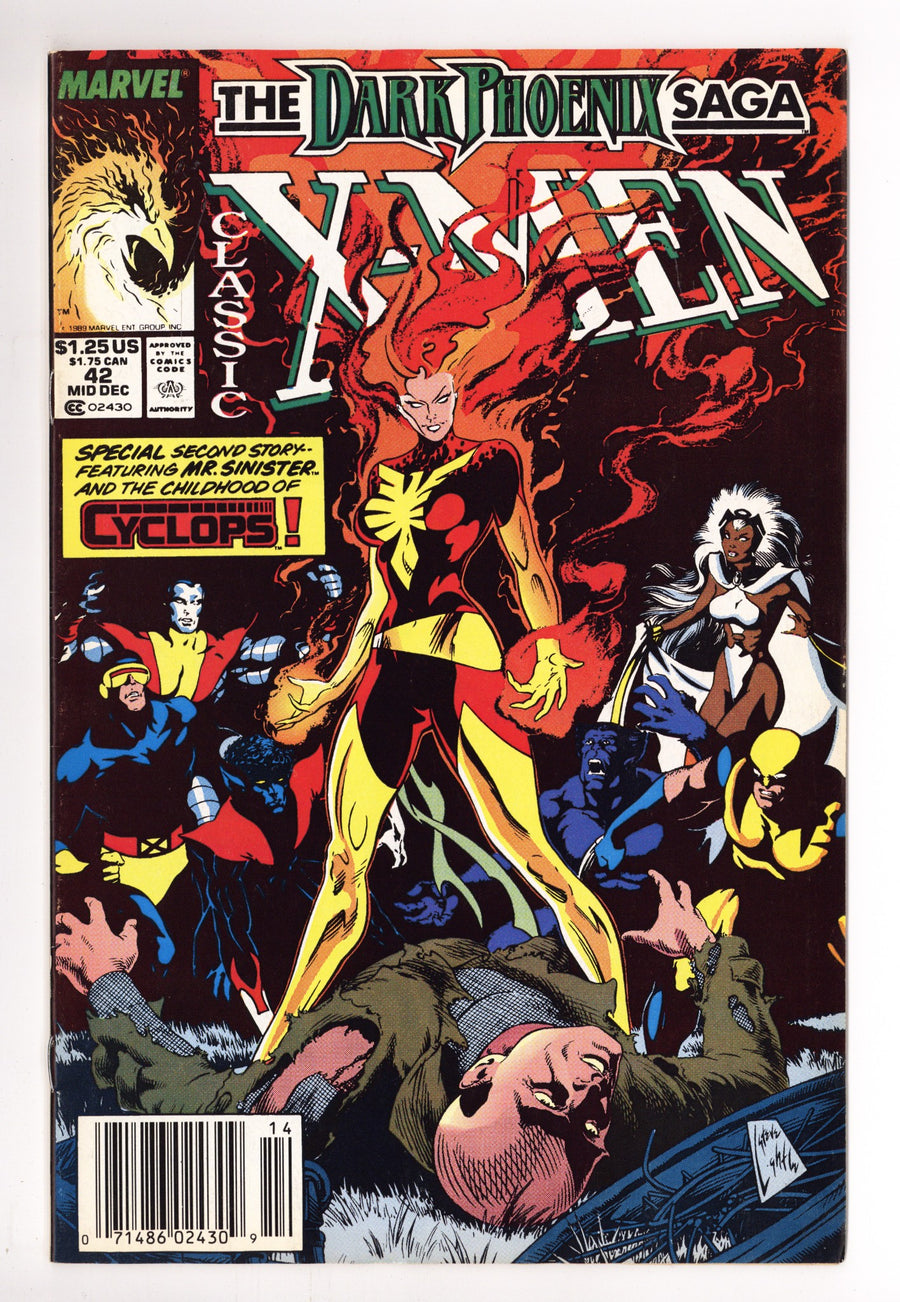 Classic X-Men 42 High Grade (1989) Newsstand 