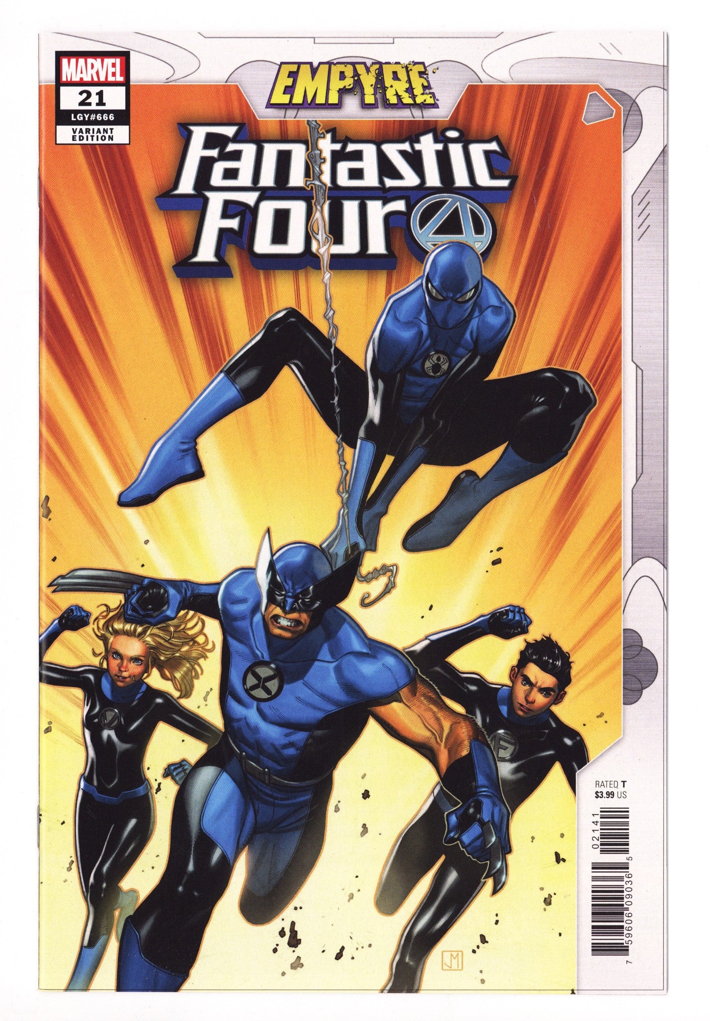 Fantastic Four Vol 6 21 (666) High Grade (2020) Molina Variant 