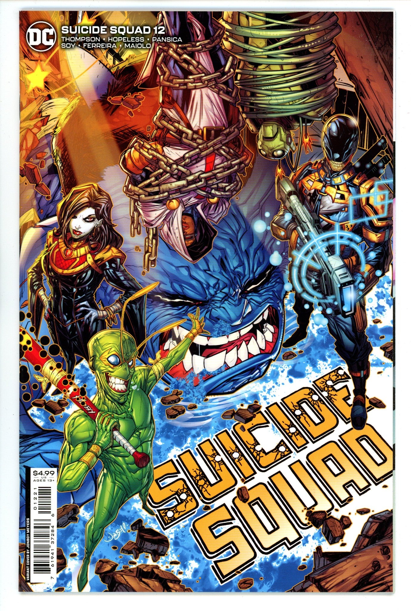 Suicide Squad Vol 6 12 High Grade (2022) Meyers Variant 