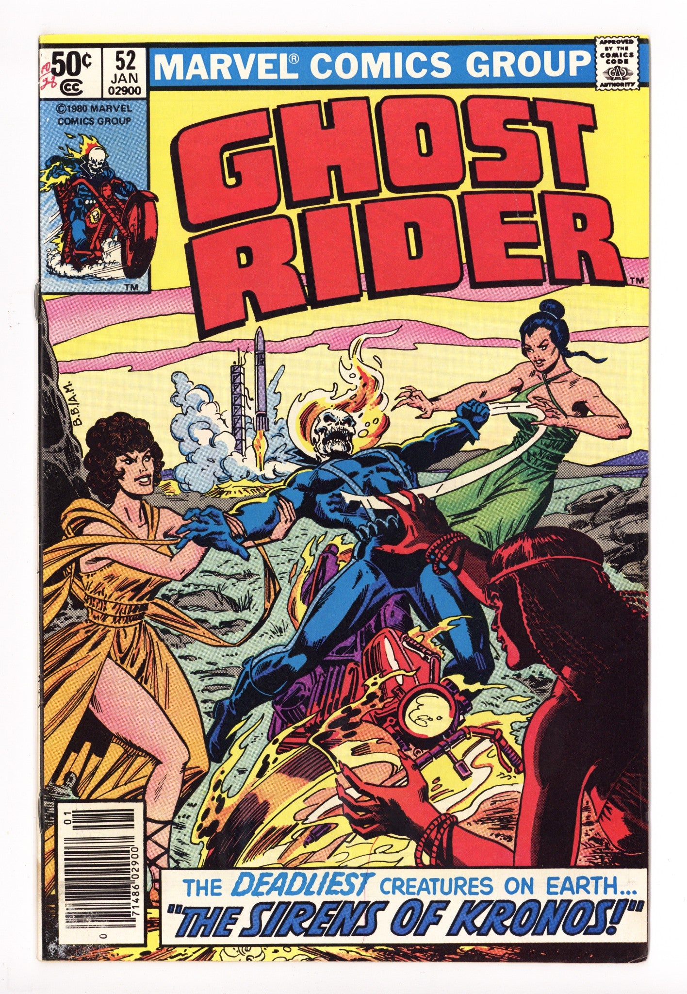 Ghost Rider Vol 1 52 Mid Grade (1981) Newsstand 