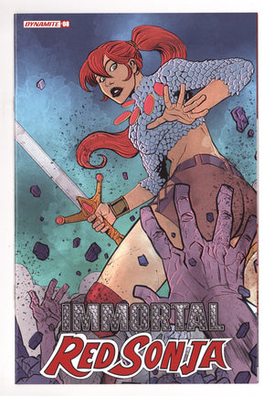 Immortal Red Sonja   8  High Grade   (2022) Moss     Variant