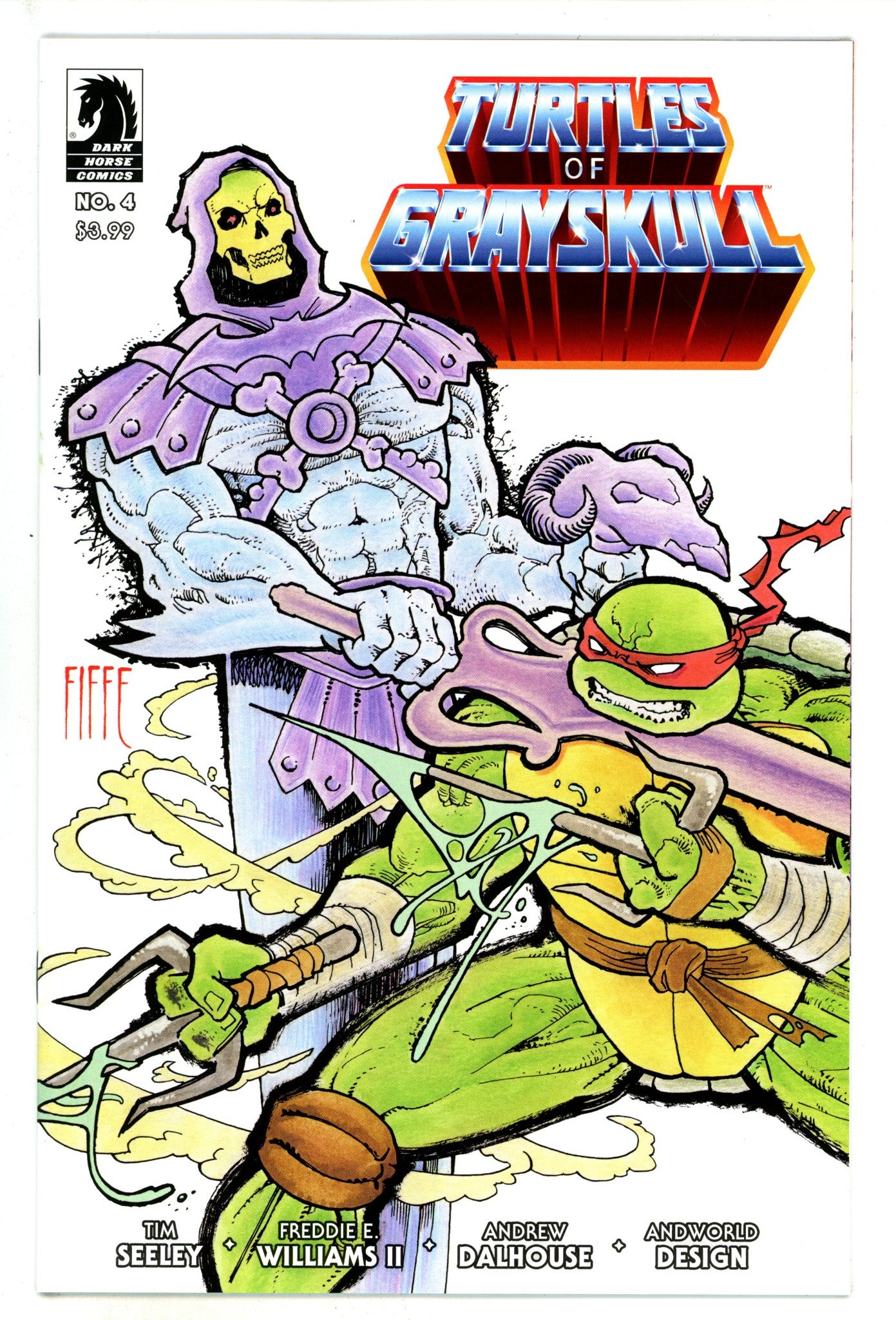 Masters Of The Universe / Teenage Mutant Ninja Turtles: Turtles Of Grayskull 4 Fiffe Variant (2025)