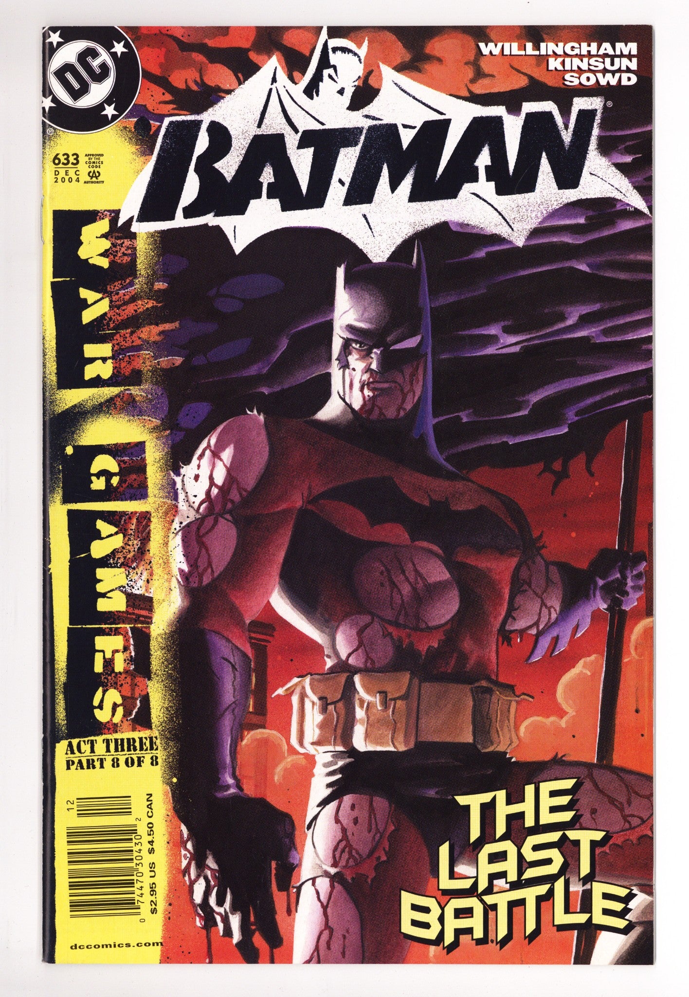 Batman Vol 1 633 VF+ (8.5) (2004) Newsstand 