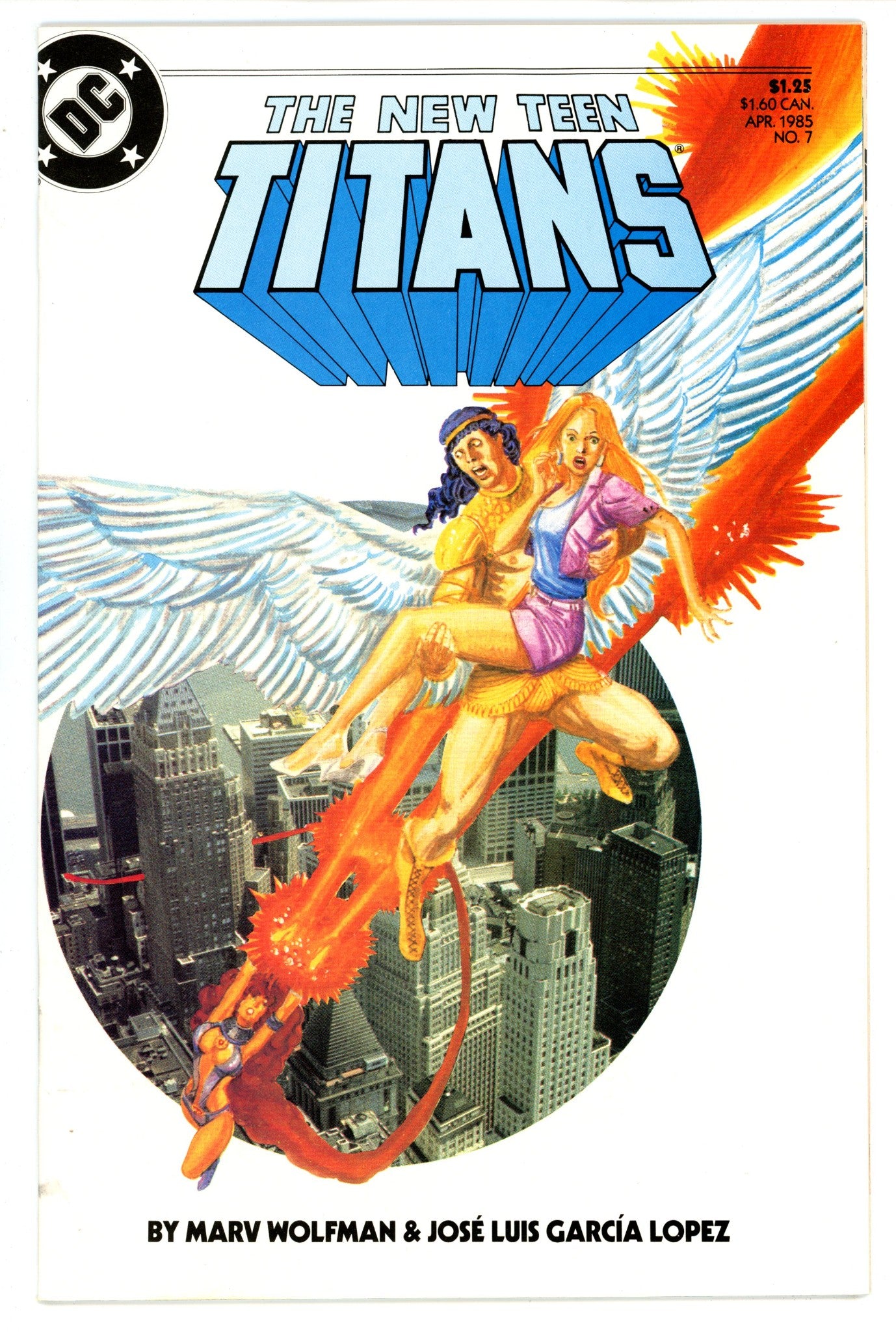 The New Teen Titans Vol 2 7 Mid Grade (1985) 