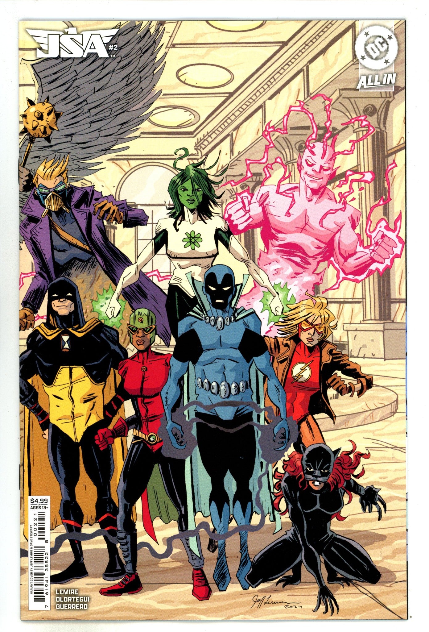 JSA Vol 2 2 Lemire Connecting Variant (2024)