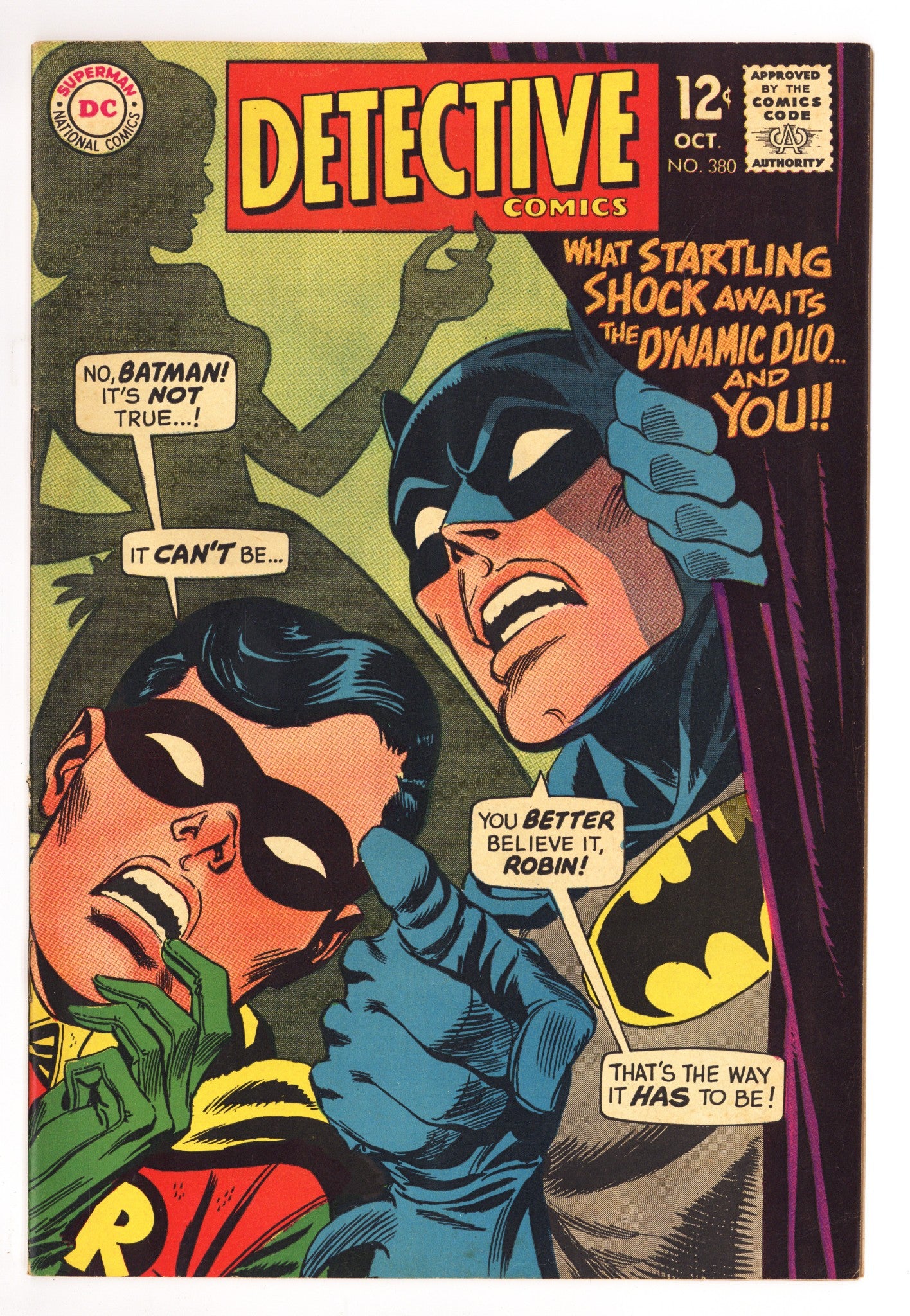 Detective Comics Vol 1 380 FN (6.0) (1968) 