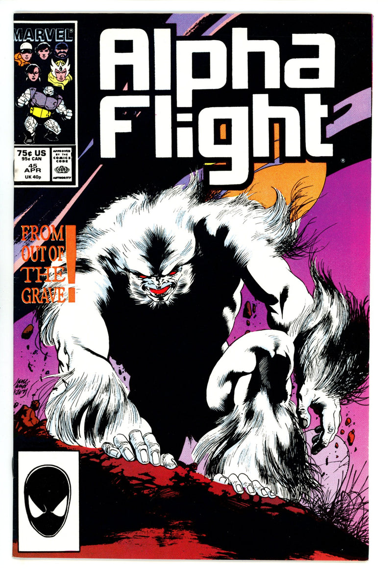 Alpha Flight Vol 1 45 High Grade (1987) 