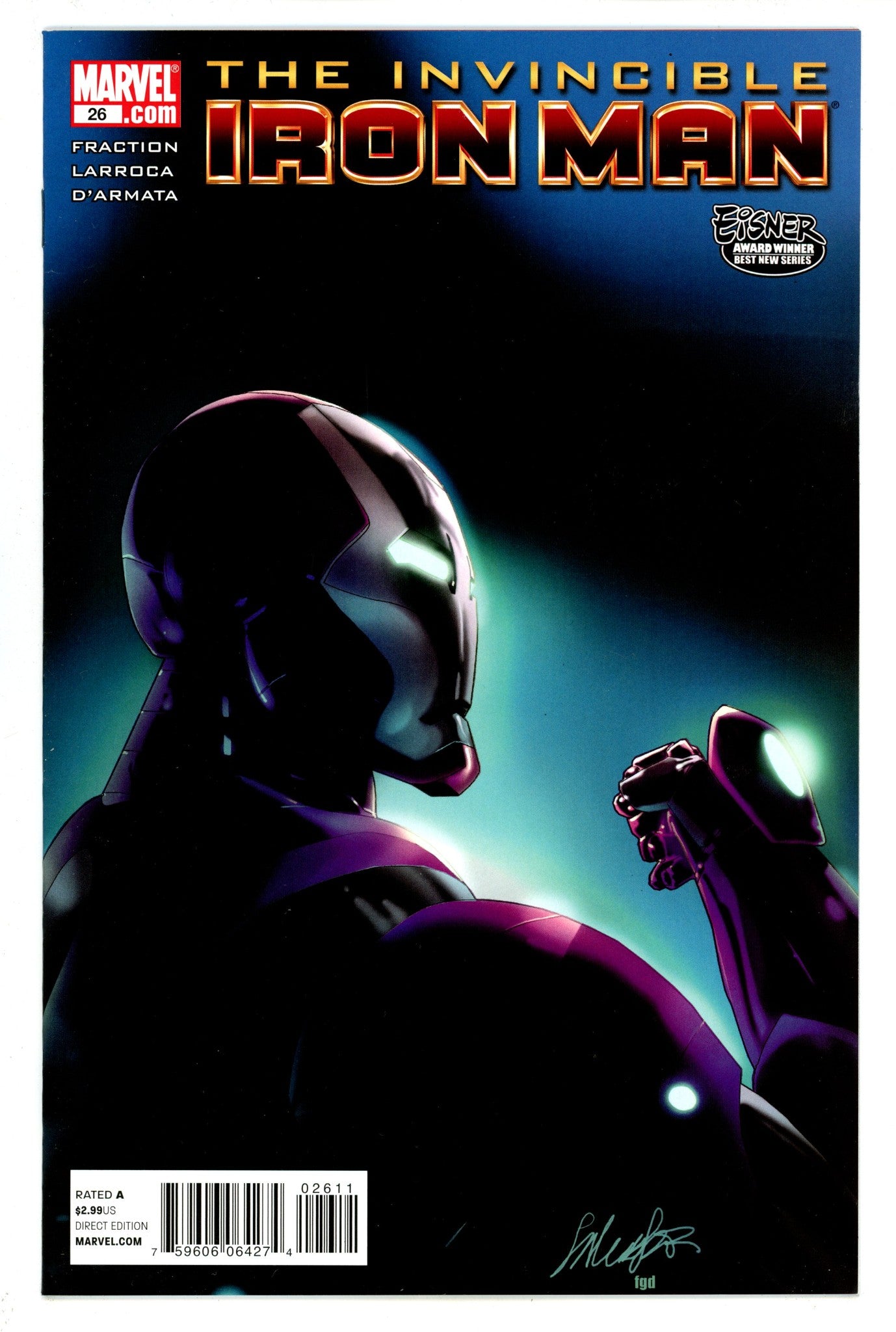 Invincible Iron Man Vol 1 26 High Grade (2010) 