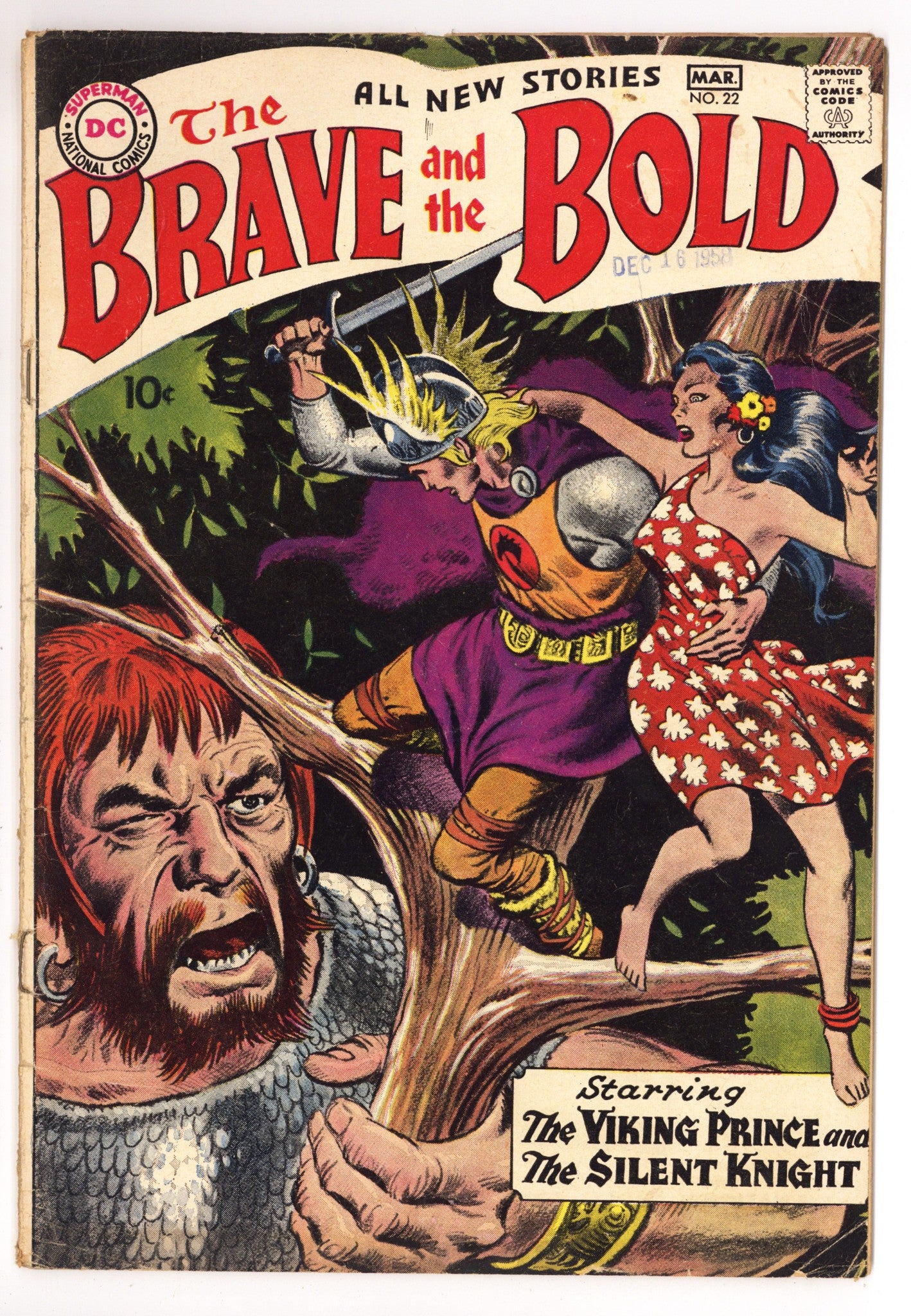 The Brave and the Bold Vol 1 22 VG+ (4.5) (1959) 