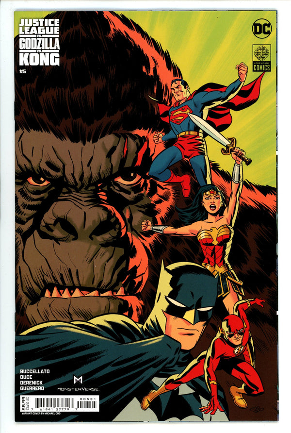 Justice League Vs Godzilla Vs Kong 5 Cho Variant (2024)