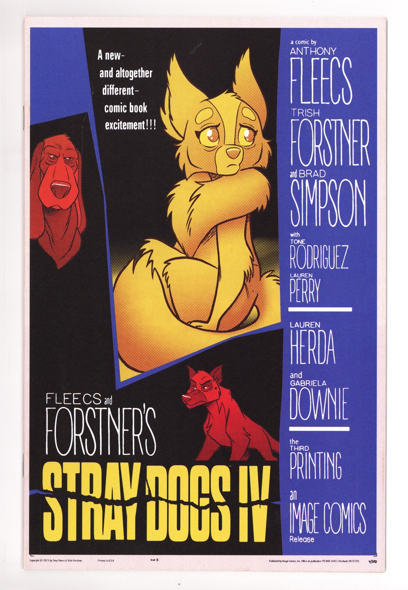 Stray Dogs 4 High Grade (2021) 3rd Print 