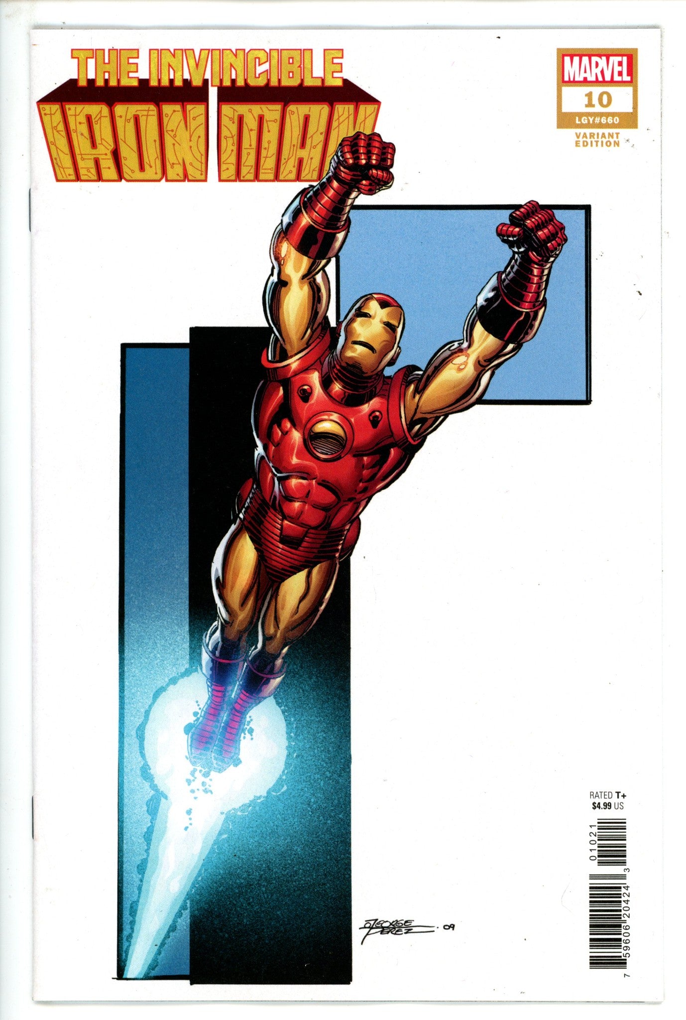 Invincible Iron Man Vol 4 10 Perez Variant (1900)