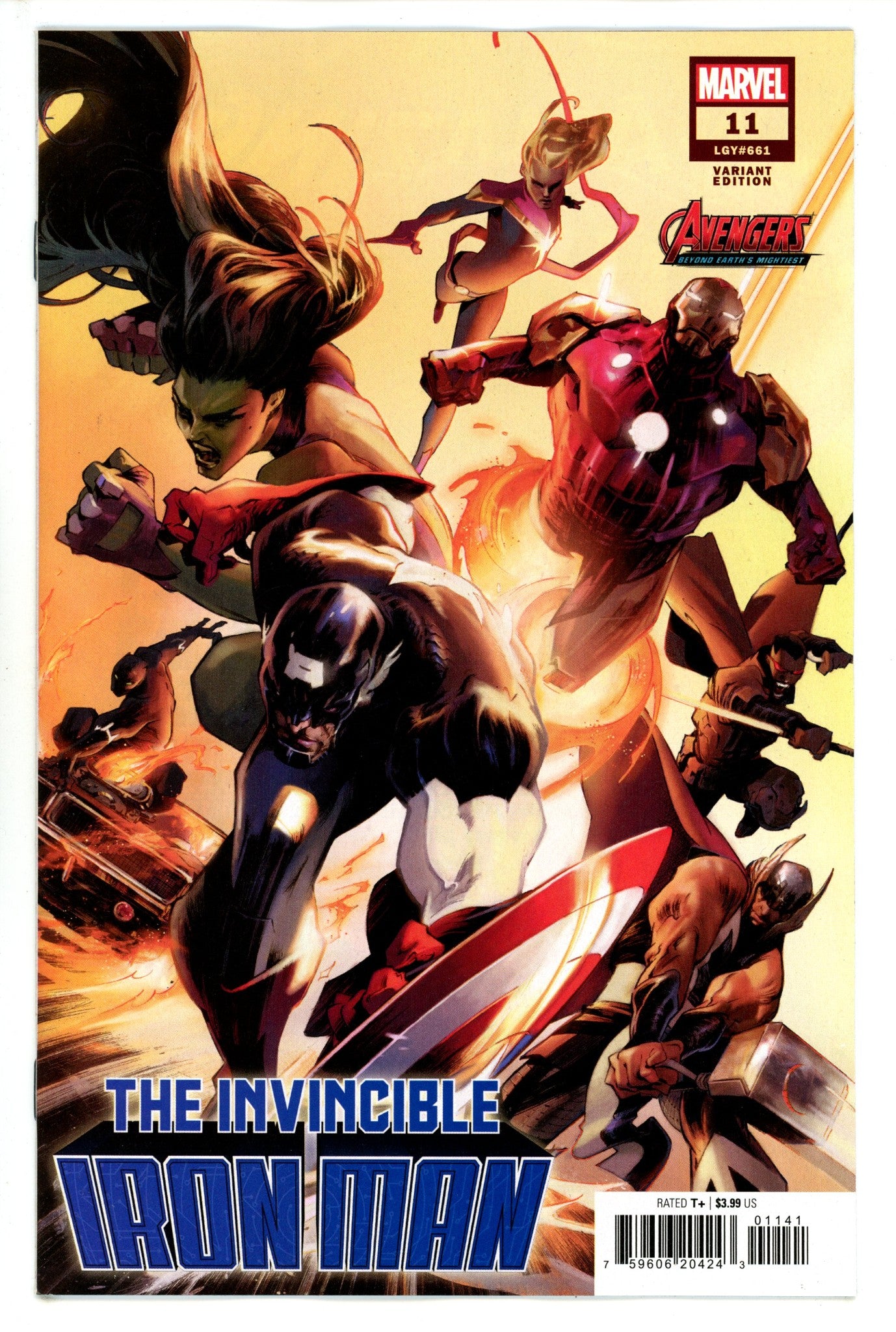 Invincible Iron Man Vol 4 11 Lozano Variant (2023)