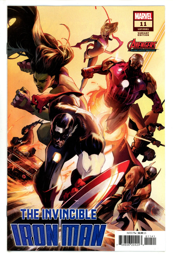 Invincible Iron Man Vol 4 11 Lozano Variant (2023)