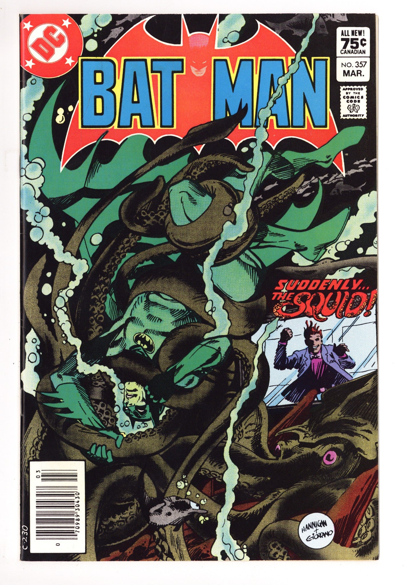 Batman Vol 1 357 VF/NM (9.0) (1983) Canadian Price Variant 