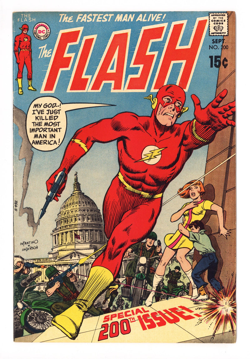 The Flash Vol 1 200 FN+ (6.5) (1970) 