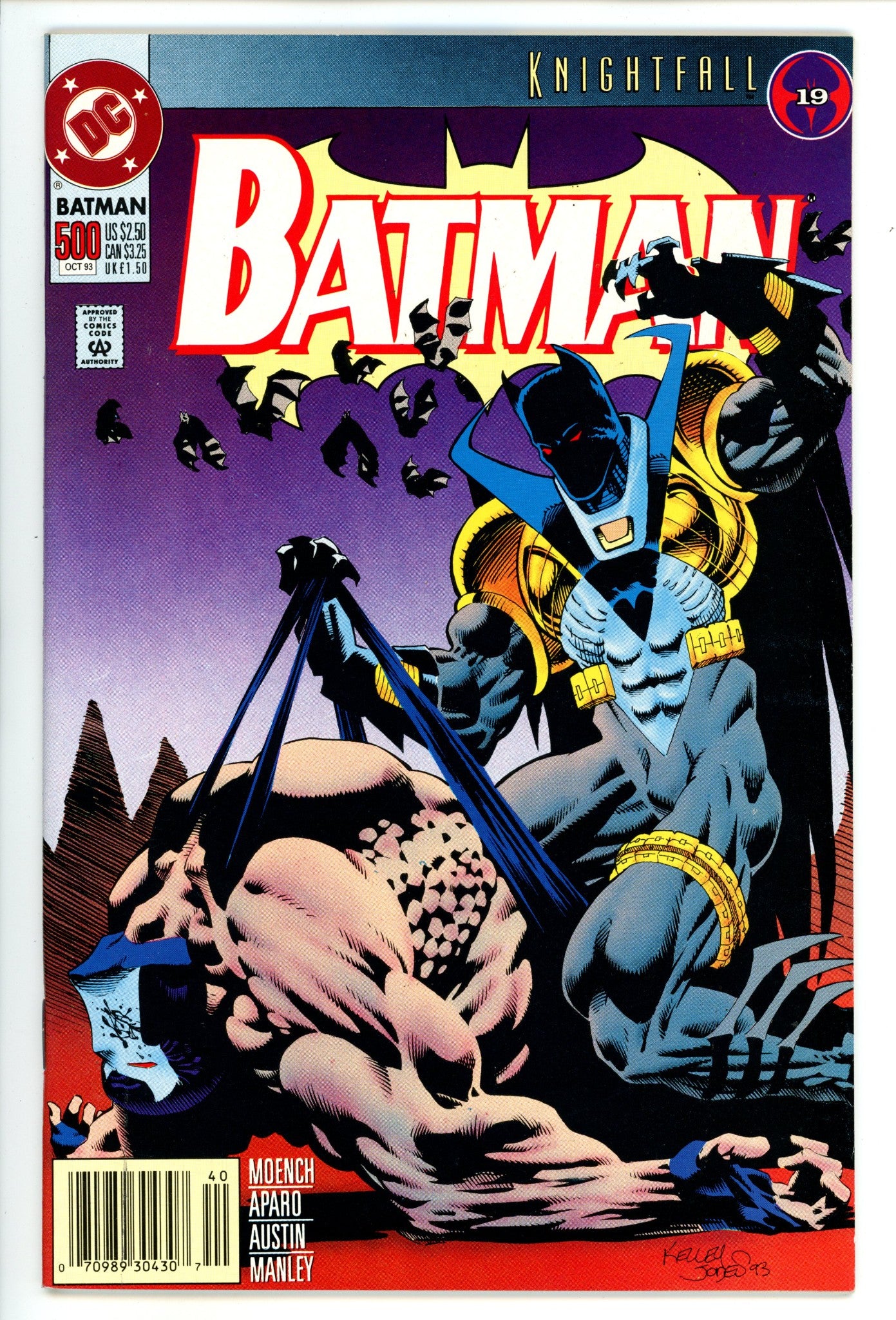 Batman Vol 1 500 VF/NM (9.0) (1993) Newsstand 