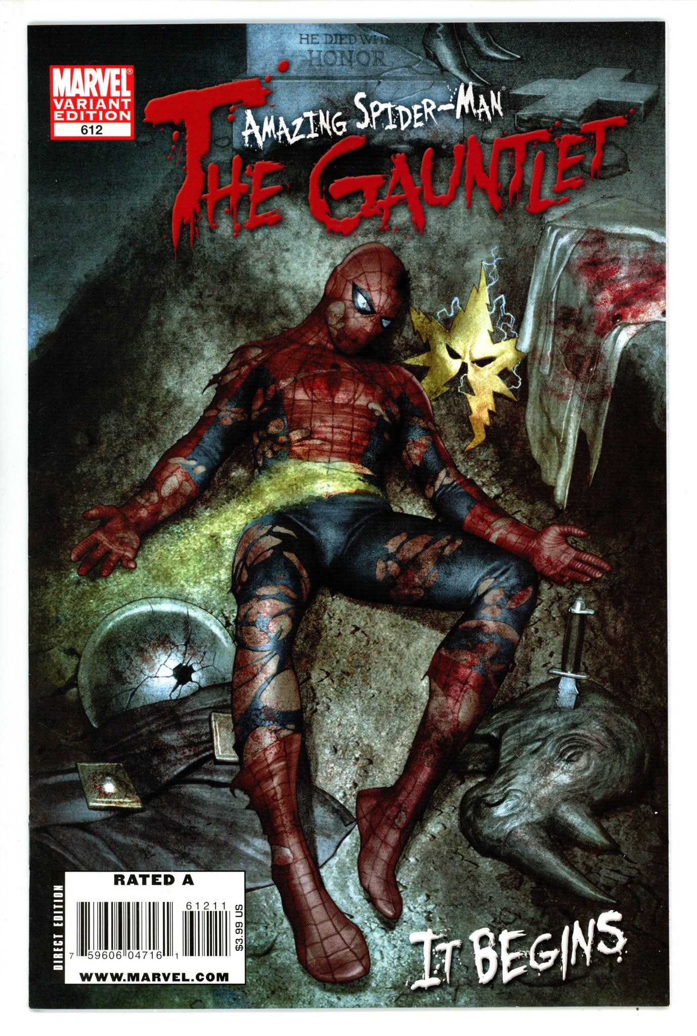 The Amazing Spider-Man Vol 2 612 Granov Variant (2009)