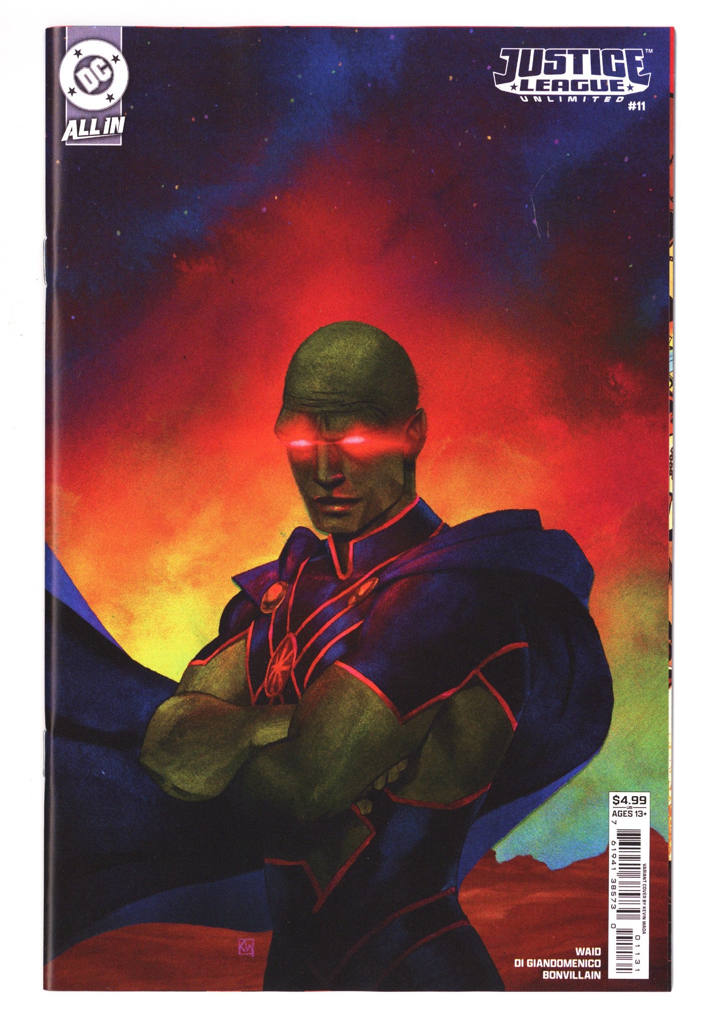 Justice League Unlimited Vol 2 11 Wada Variant (2025)