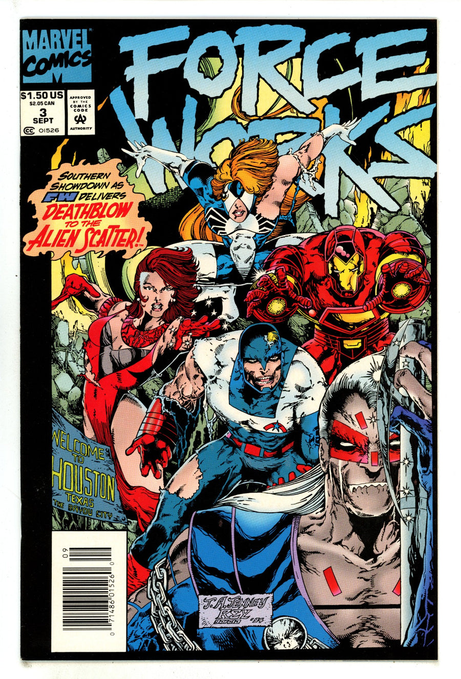 Force Works 3 High Grade (1994) Newsstand 