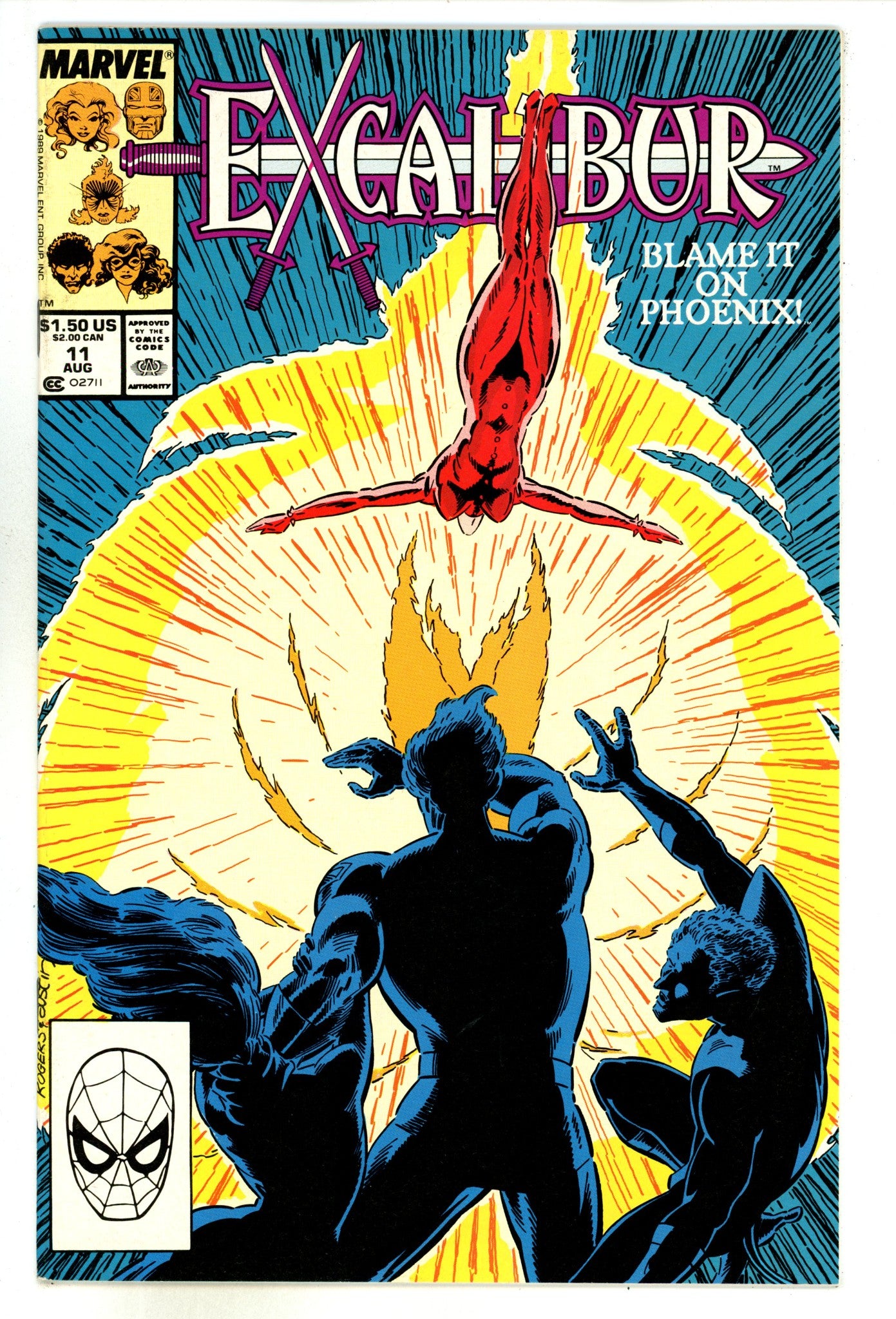 Excalibur Vol 1 11 Mid Grade (1989) 