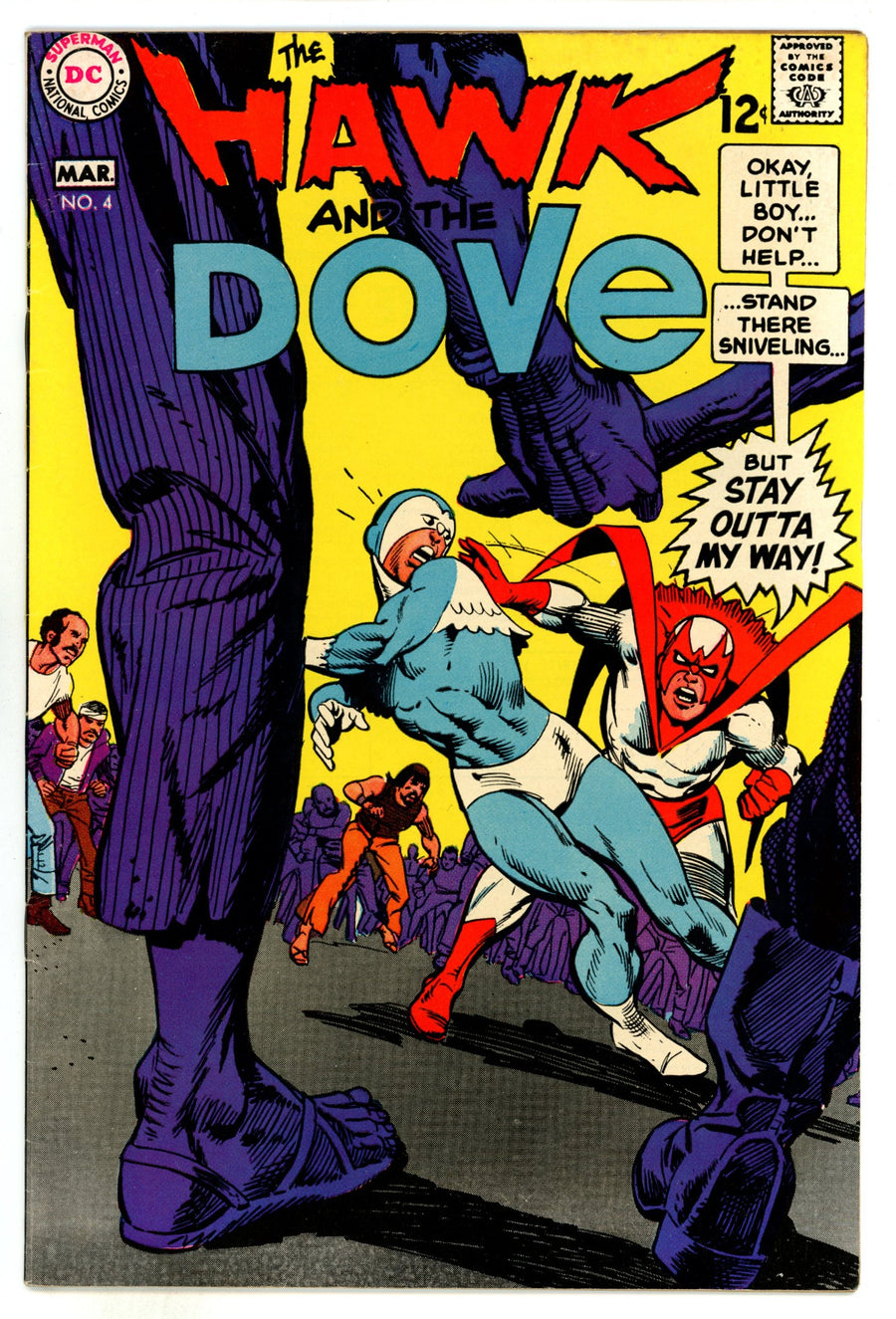 The Hawk and the Dove Vol 1 4 Low Grade (1969) 