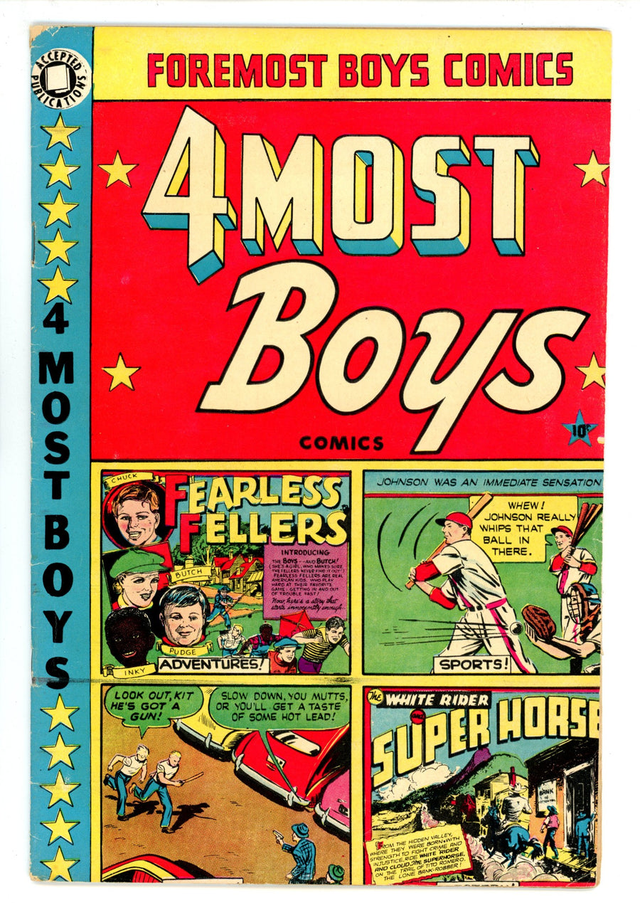 Four-Most Boys Comics 38 FN- (5.5) (1950) 