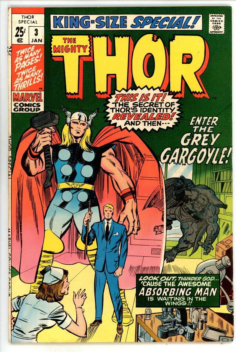 Thor Annual Vol 1 3 FN+ (6.5) (1971) 