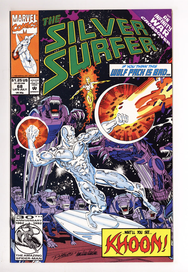 Silver Surfer Vol 3 68 Mid Grade (1992)