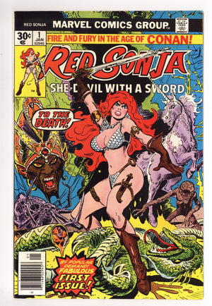 Red Sonja Vol 1 1 VF- (7.5) (1977)