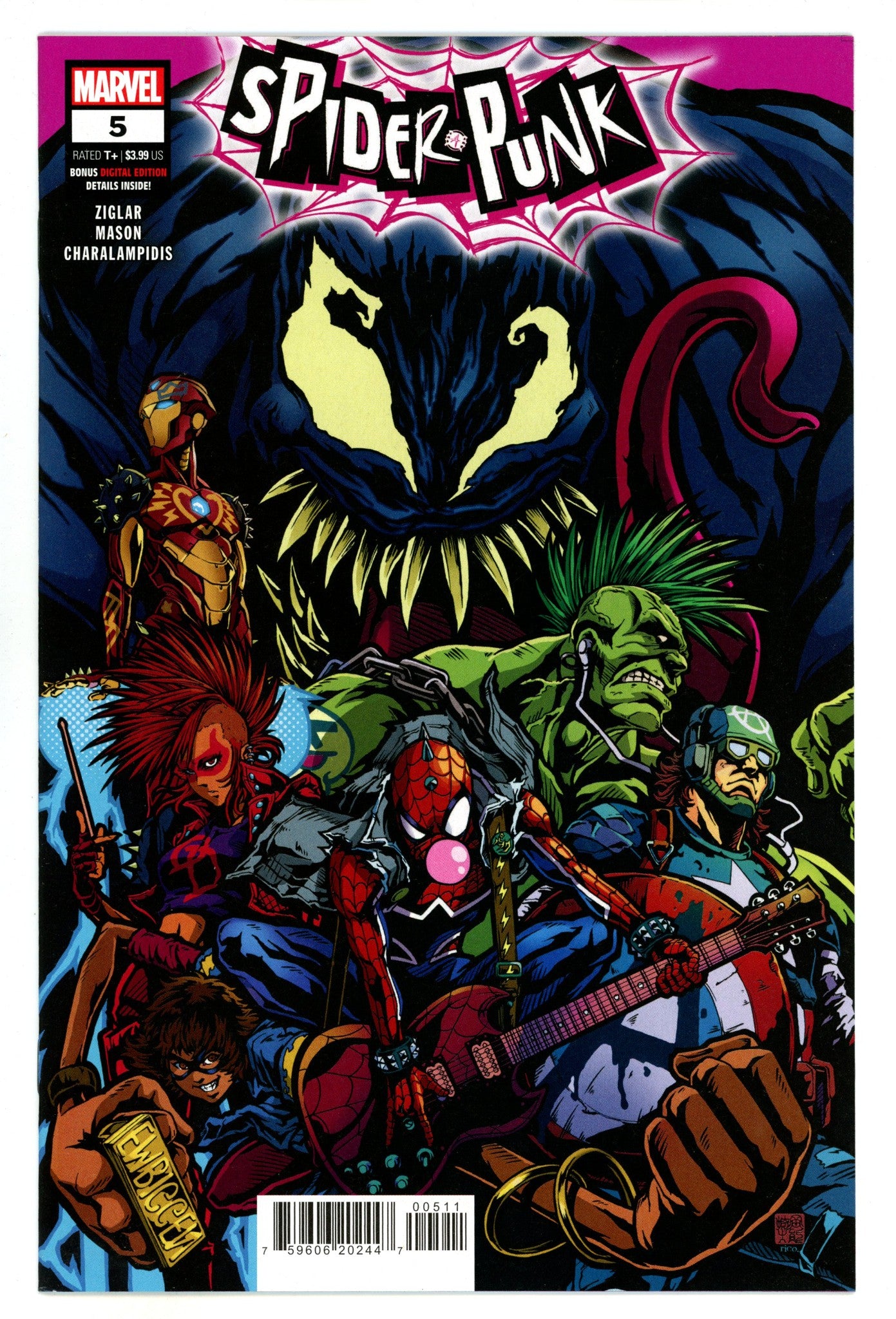 Spider-Punk 5 High Grade (2022) 