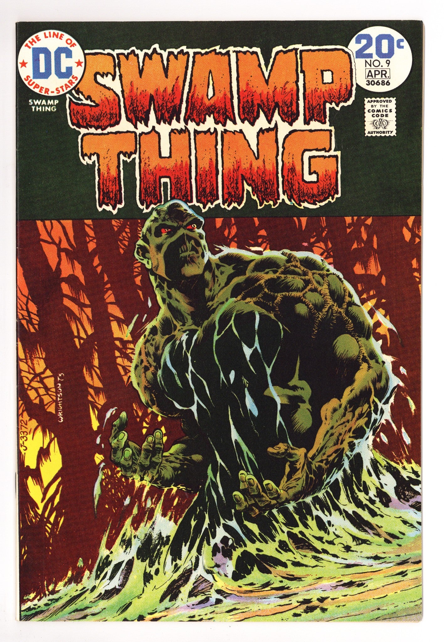 Swamp Thing Vol 1 9 VF (8.0) (1974) 