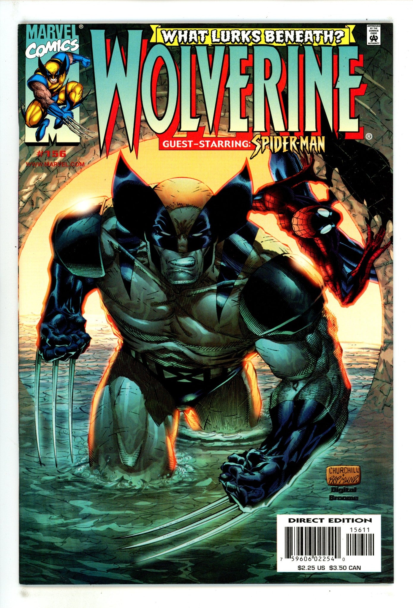 Wolverine Vol 2 156 NM- (9.2) (2000) 