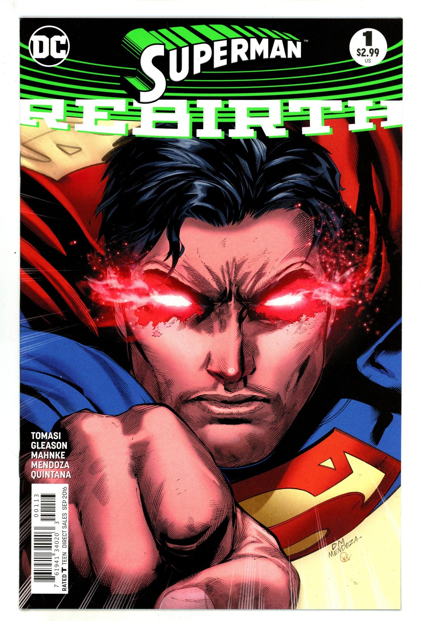 Superman: Rebirth 1 High Grade (2016) 3rd Print 