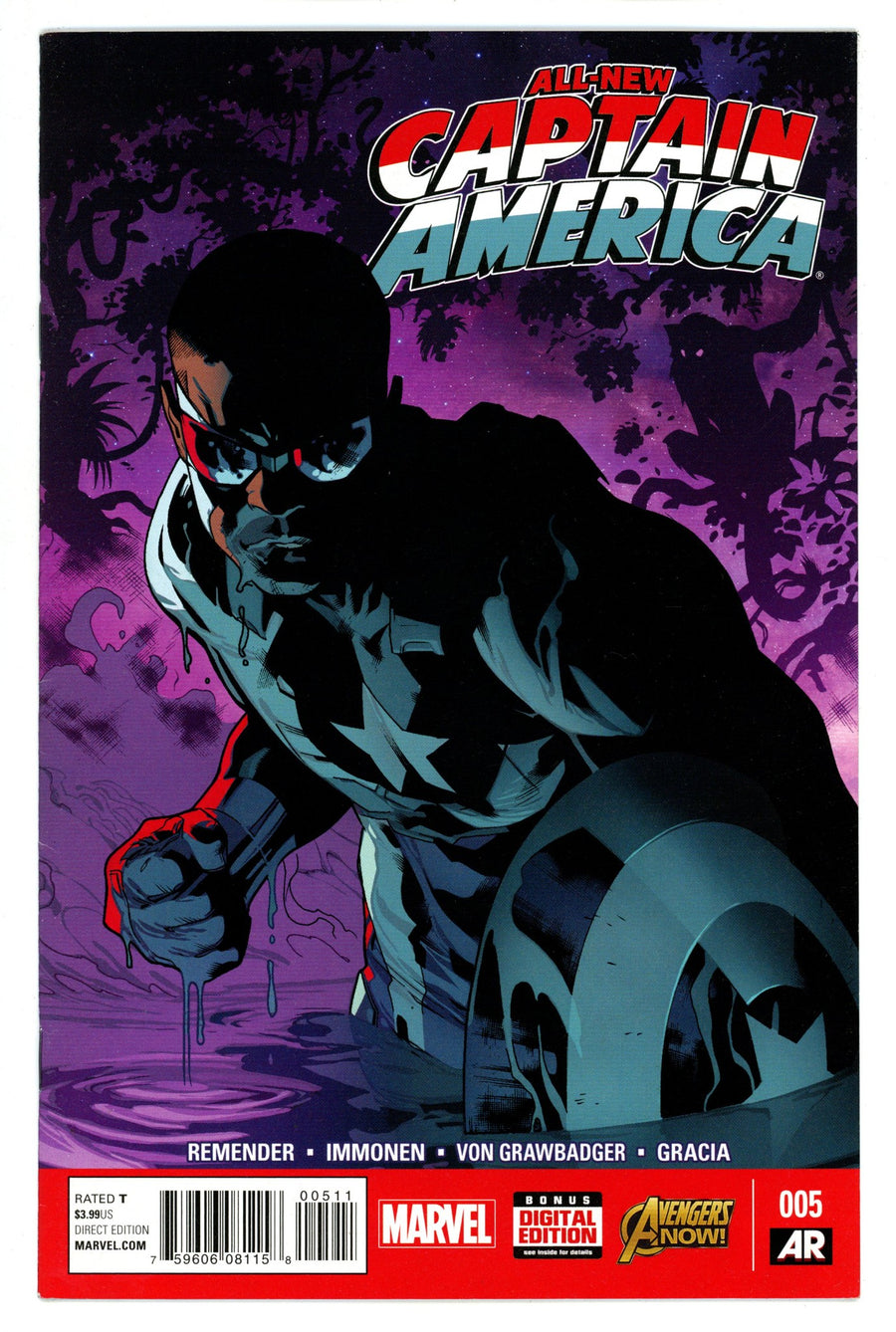 All-New Captain America 5 Mid Grade (2015) 