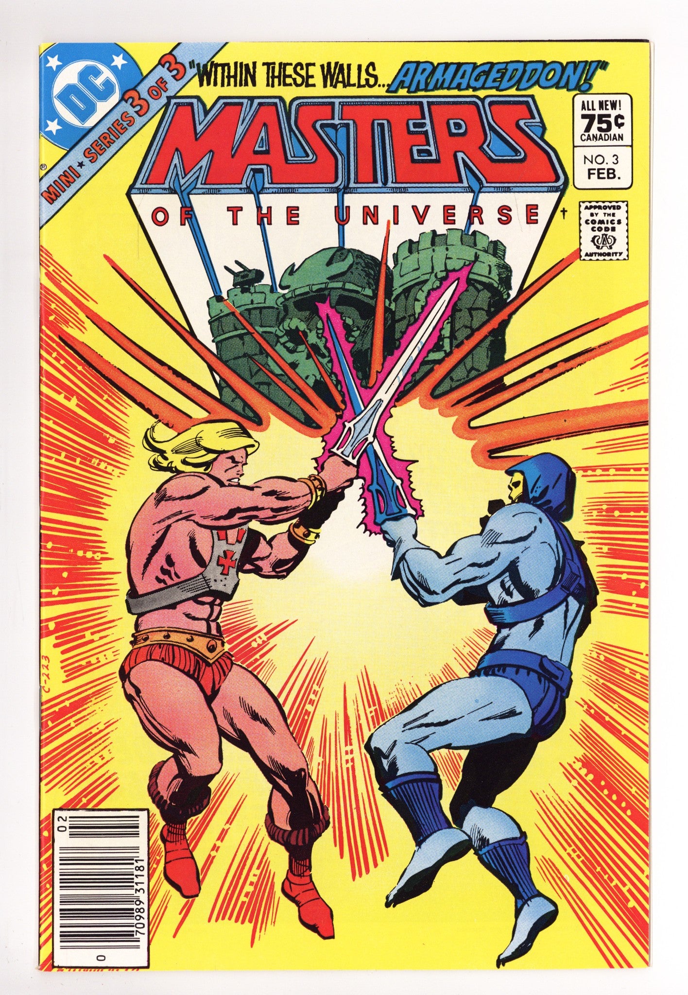 Masters of the Universe 3 NM- (9.2) (1983) Canadian Price Variant 