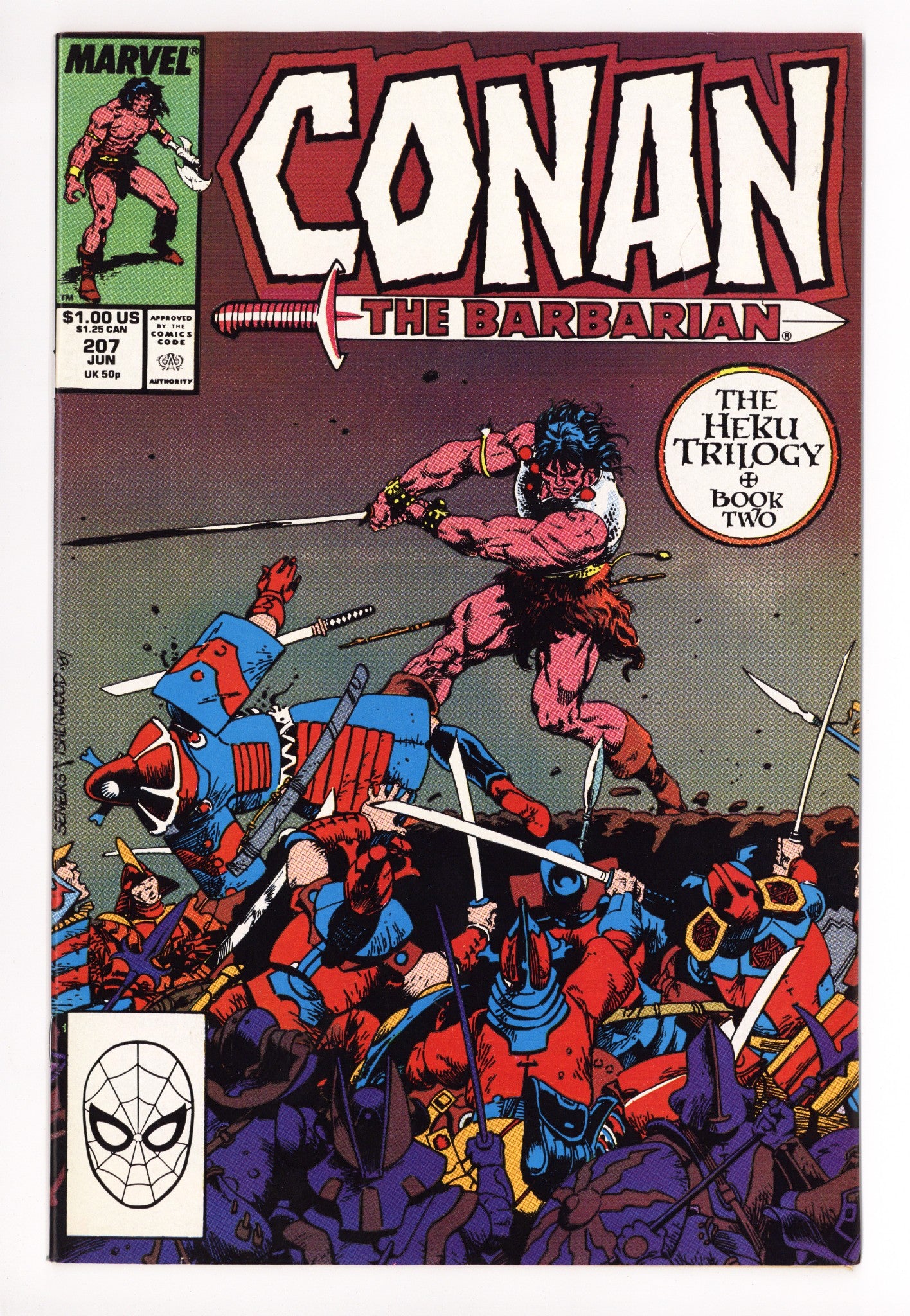 Conan the Barbarian Vol 1 207 High Grade (1988) 