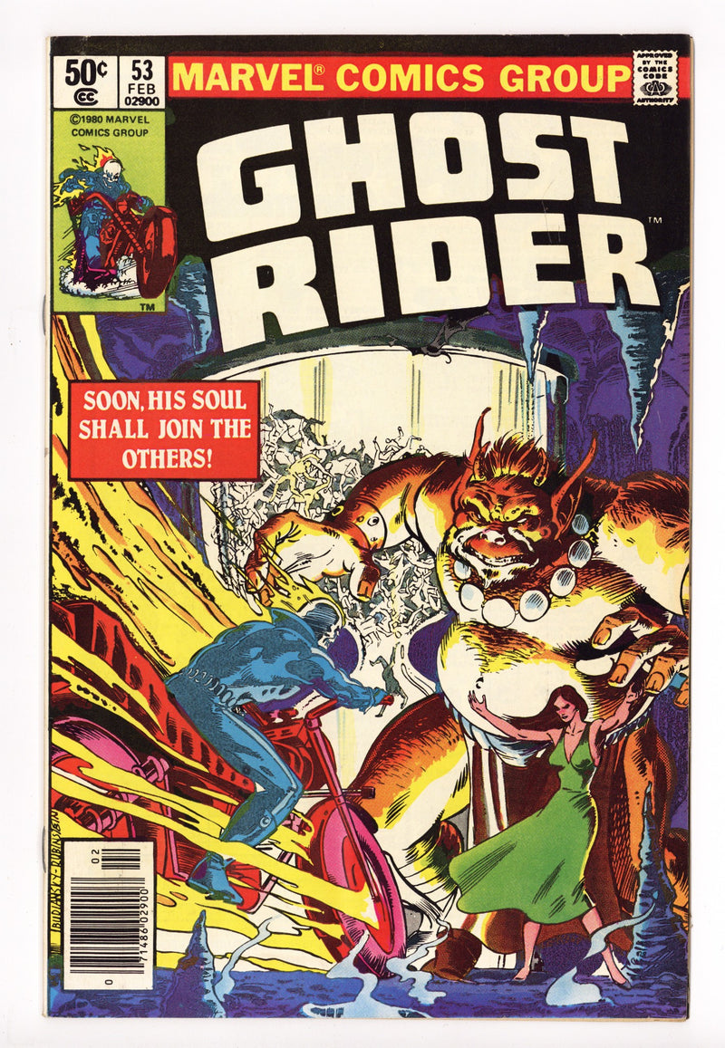Ghost Rider Vol 1 53 Mid Grade (1981) Newsstand 