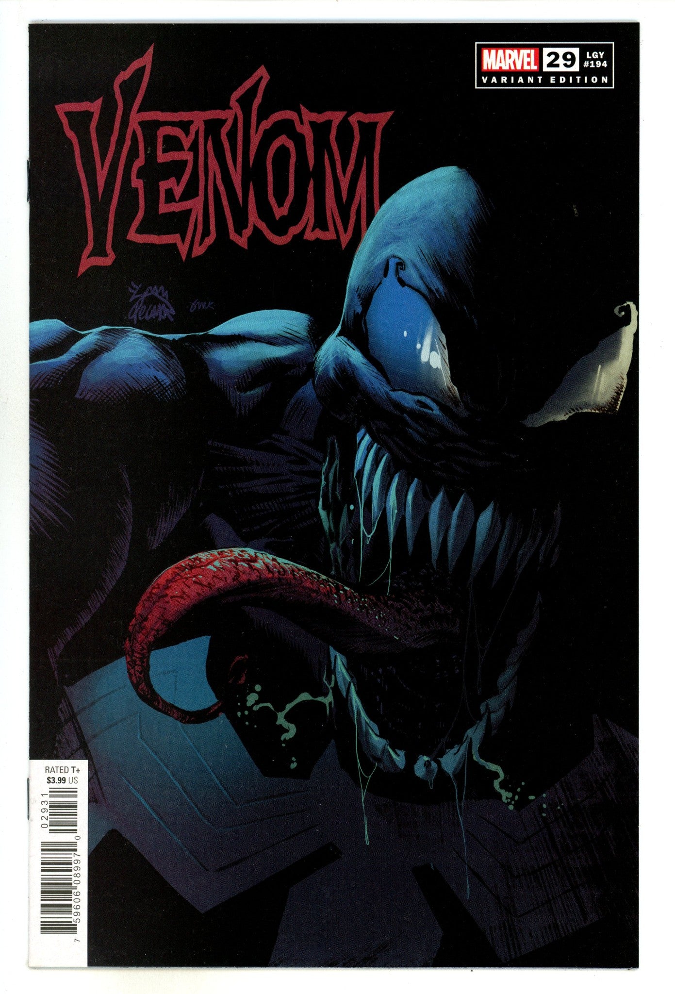Venom Vol 4 29 (194) High Grade (2020) Stegman Variant 